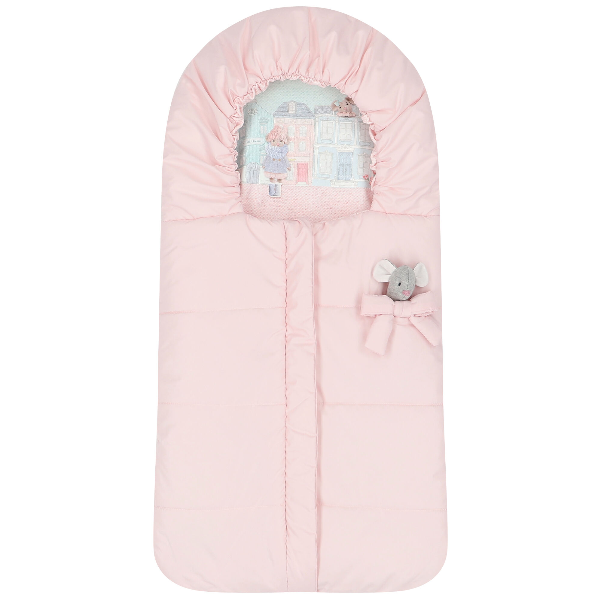 Padded baby nest top